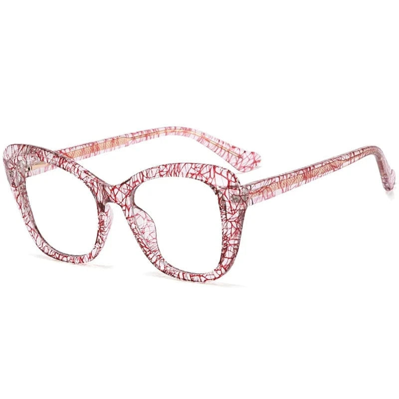 New Fashion Retro Cat Eye Eyeglasses Women Brand Designer Optical Frame Anti Blue Light Computer Glasses Frame