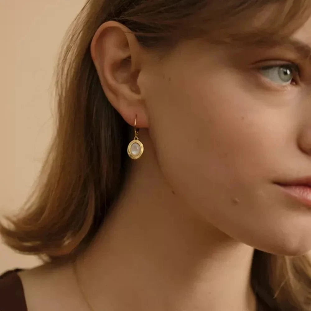 New Fashion Vintage Jewelry Star 18K Gold Plated Stainless Steel Hollow Clear Zircon Powerstar Pendant Necklace