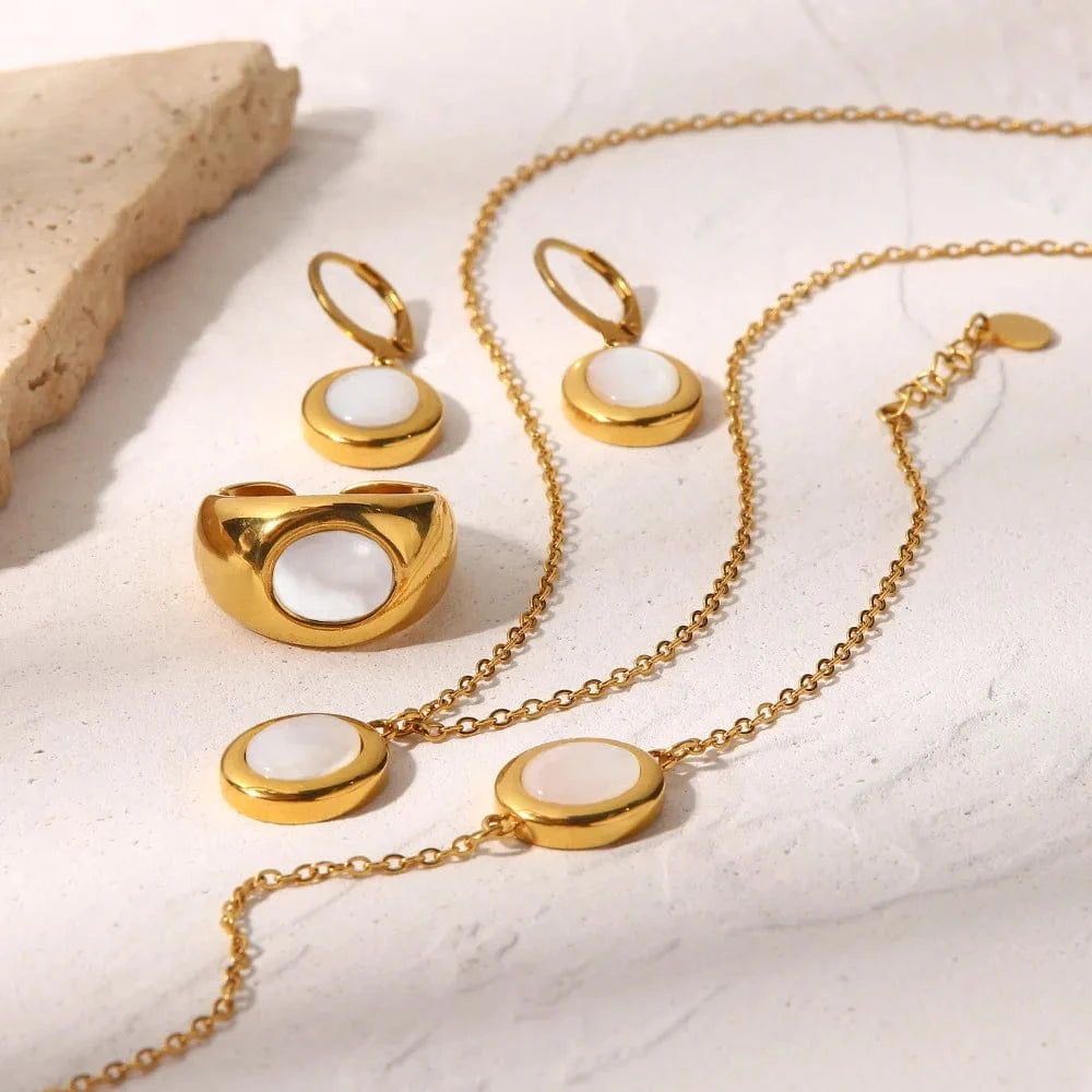 New Fashion Vintage Jewelry Star 18K Gold Plated Stainless Steel Hollow Clear Zircon Powerstar Pendant Necklace