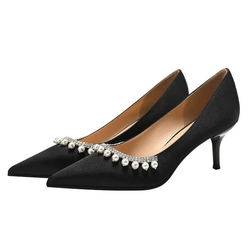 New Female Pointed-toe Rhinestone Sandals Women Summer Autumn High Heels Stilettos Sexy Banquet Office Ladies Shoes