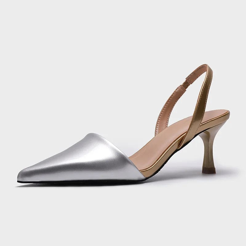 New Female Spring Summer High Heels Stilettos Women Pointed-toe Shallow Sandals Sexy Party Banquet Ladies Dress Shoes