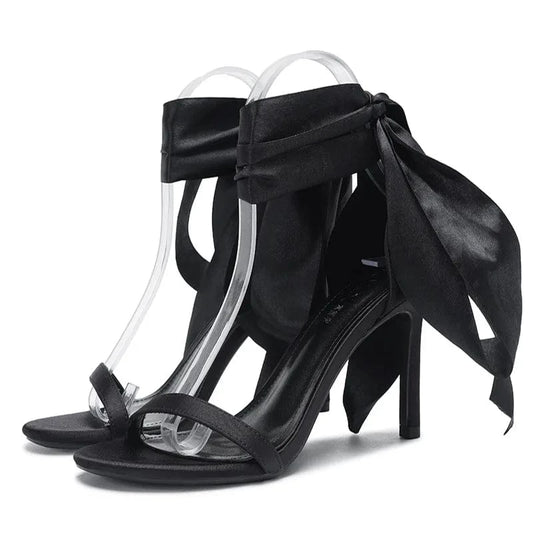 New Female Summer Autumn High Heels Stilettos Women Round-toe T-strap Sandals Sexy Party Banquet Ladies Dress Shoes
