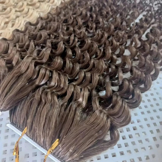 New hot sell 100% virgin cuticle aligned most invisible genius hair feather hair extensions hair wholesale vendors