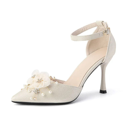 New Pointy Shoes Women Heels Sexy Stilettos Plus Size Sandals Shallow Wedding Shoes Thin High Heels Women Shoes And Sandals