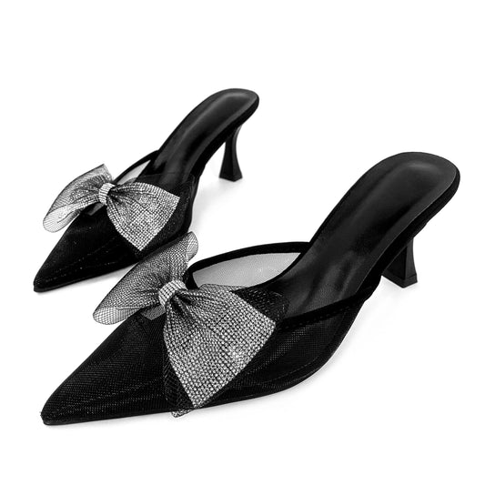 New slim heel classic half pack pointy high heels, women's fashion, versatile and comfortable