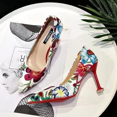 New spring Women Pumps High Heels Pointed Toe Sexy Stiletto Shoes Women Shallow shoes zapatos de mujer