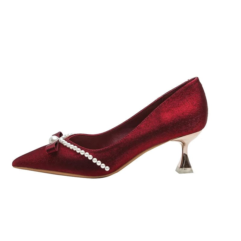 New Spring Women Stiletto High Heels Fashion Shallow Silks Elegant Wedding Bridal Sandals Shoes