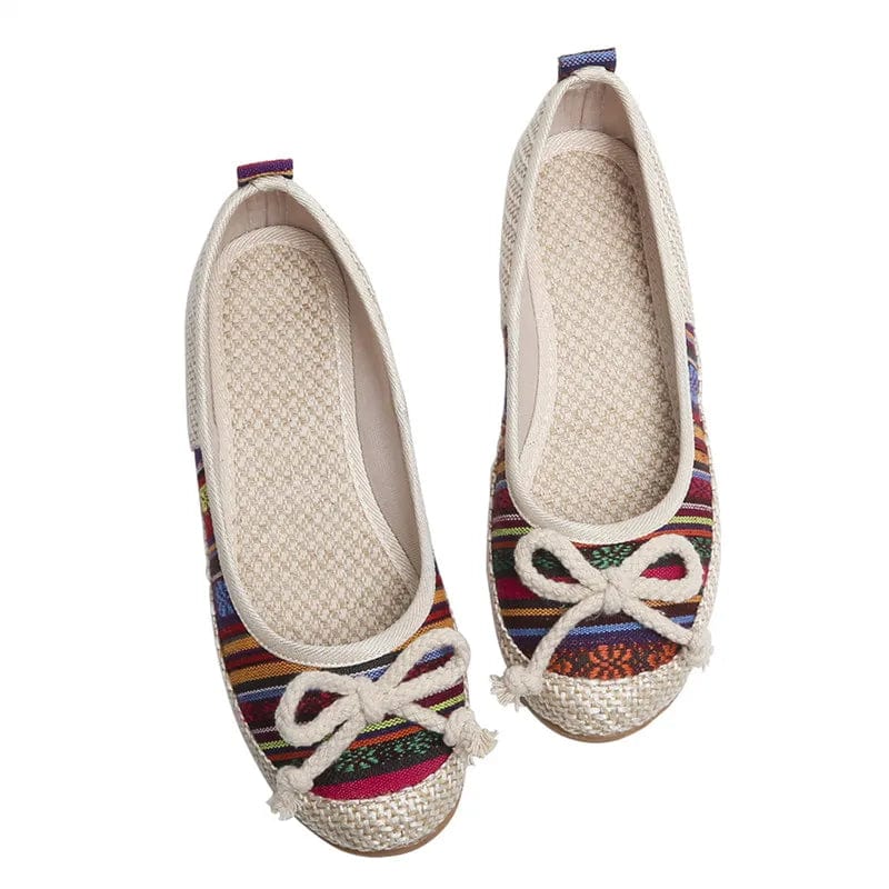 New styles arrival wholesale mary jane shoes woman casual slip-on canvas traditional loafers low price export big size 42 cheap