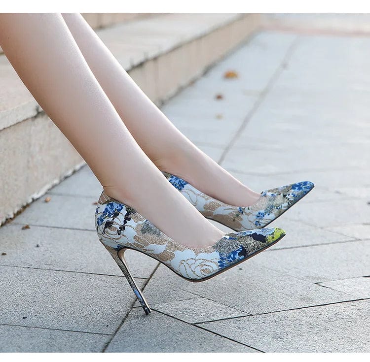 New Summer Shoes Women Heel Pumps Pointed 11 CM Strippers Stilettos Big Size Sexy High Heels Shoes Ladies