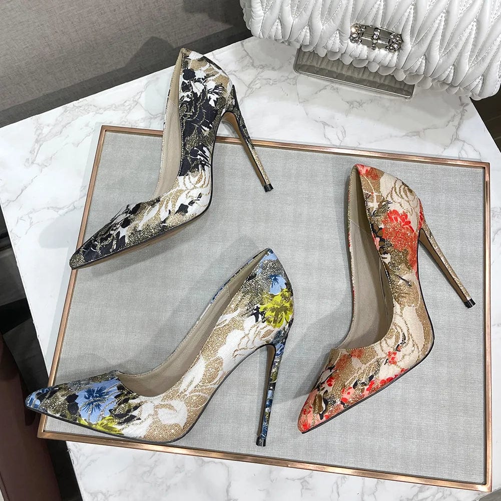 New Summer Shoes Women Heel Pumps Pointed 11 CM Strippers Stilettos Big Size Sexy High Heels Shoes Ladies