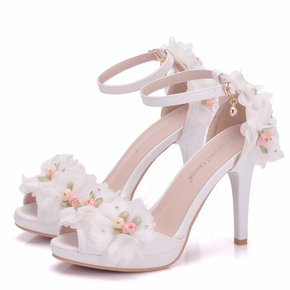 New Summer Stilettos Ladies High Heel Fish-mouth Women Platform Shoes Sandals Female Leisure Wedding Shoes