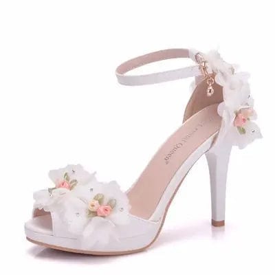 New Summer Stilettos Ladies High Heel Fish-mouth Women Platform Shoes Sandals Female Leisure Wedding Shoes