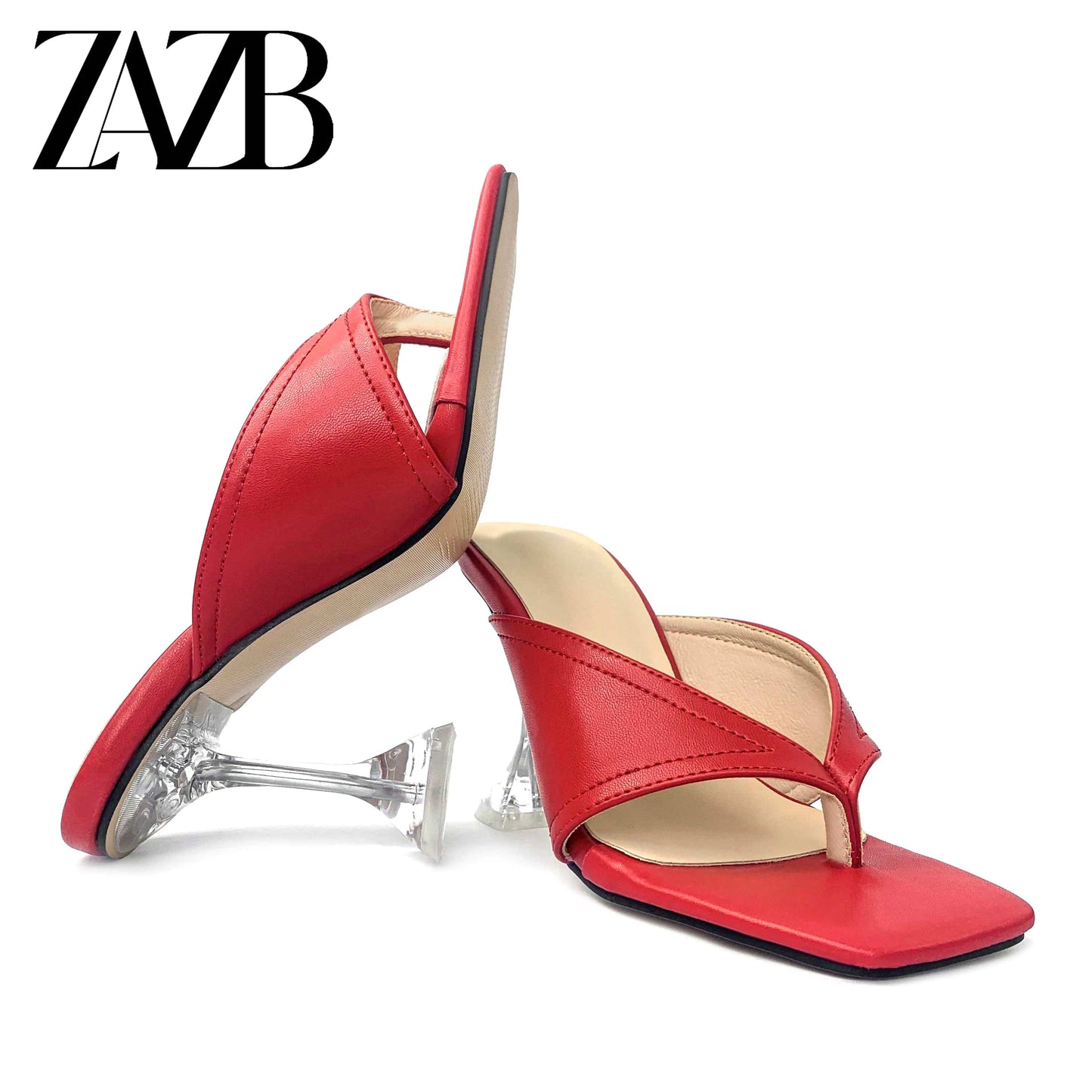 new summer wholesale European and American open toe womens shoes clip slippers black womens high heel sandals