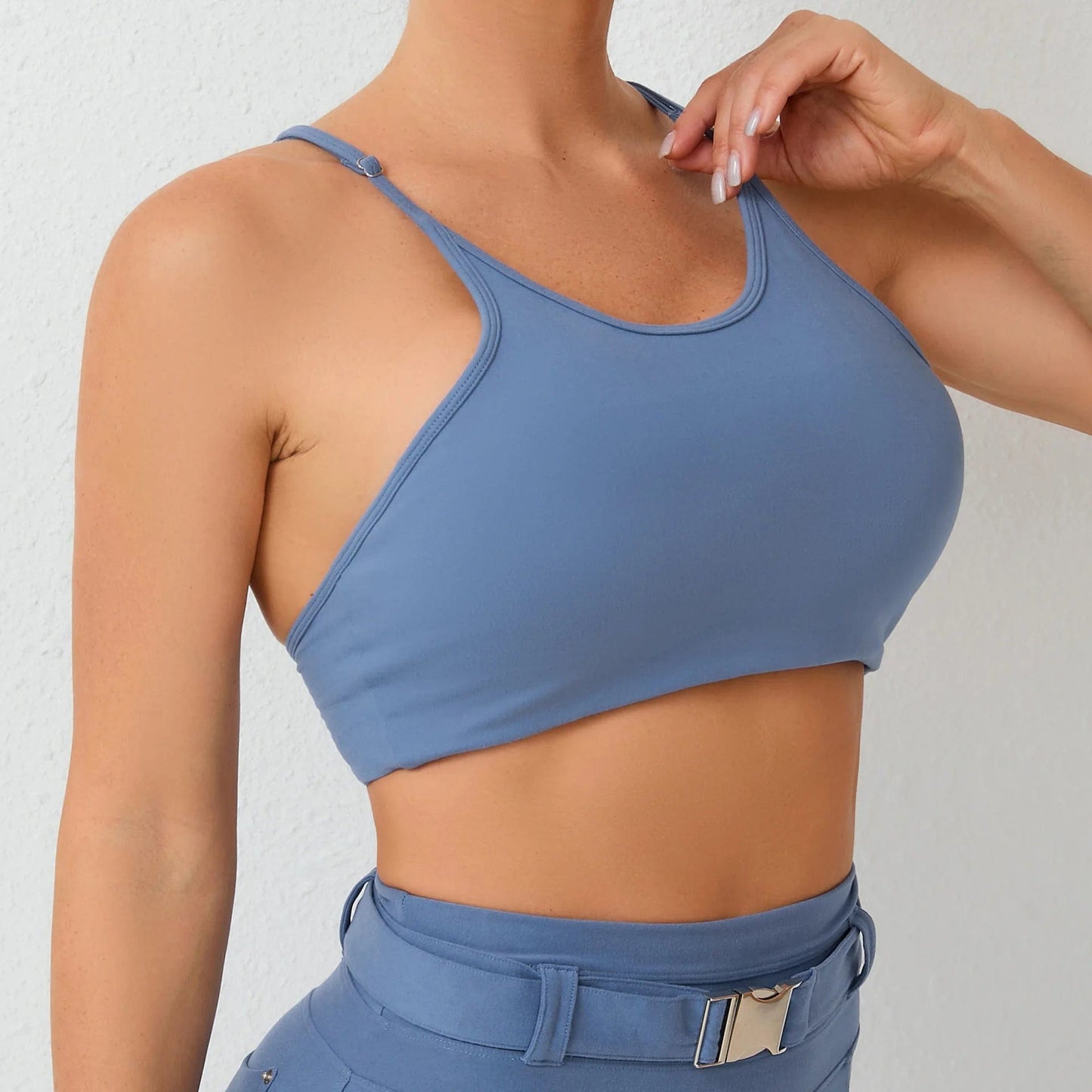 New Top Quick Dry Gym Fitness Yoga Wear Beautiful  Running Workout Sports Adjustable Sport Bra For Women 2024