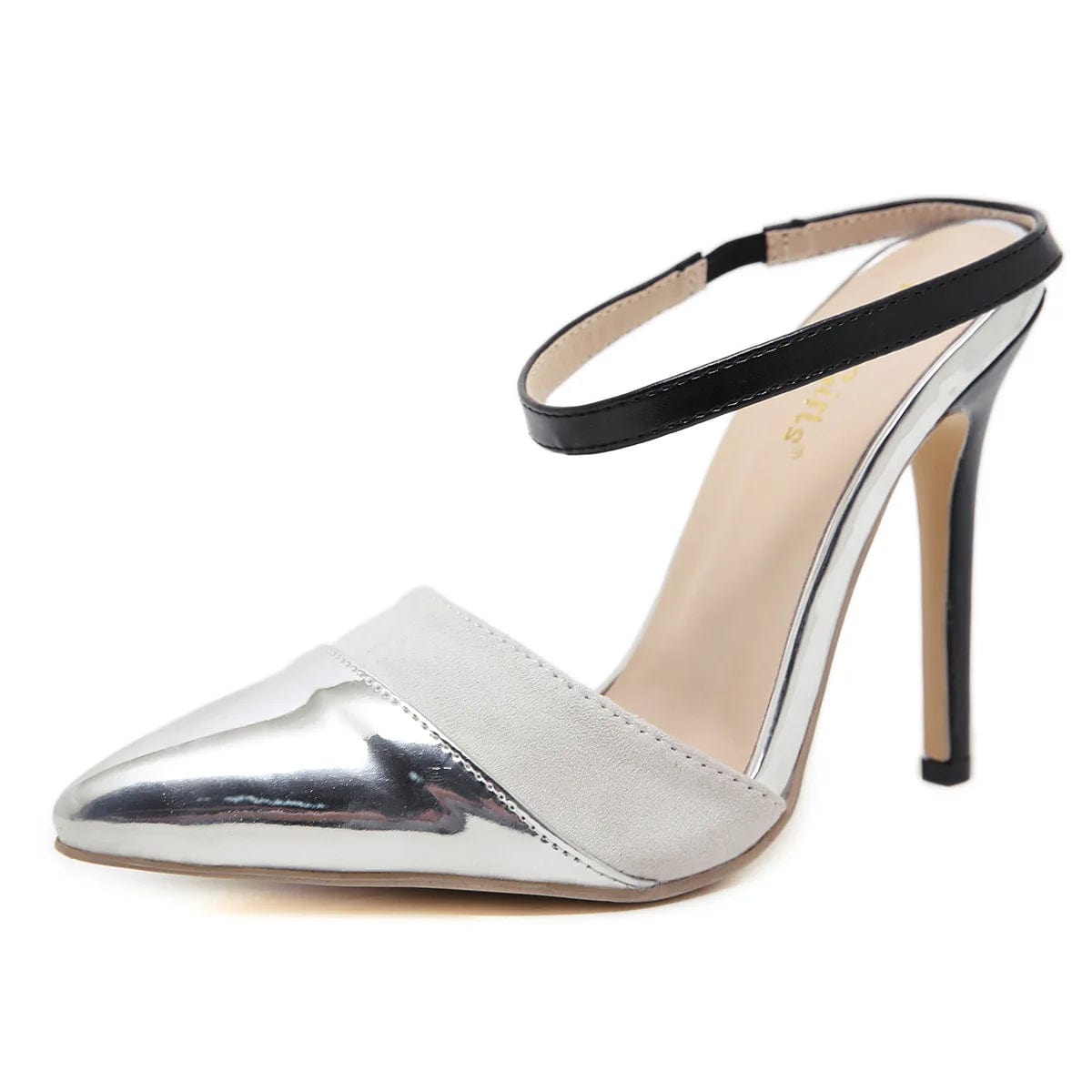 New trend elegant girls wholesale shoes pointed toe slippers high thin stiletto office ladies heels good quality summer flats