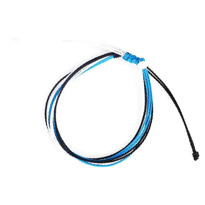 New Trendy Waxed Thread For Bracelets Creative Woven Bracelets Colorful Mixed Color Fresh Women's Adjustable Jewelry