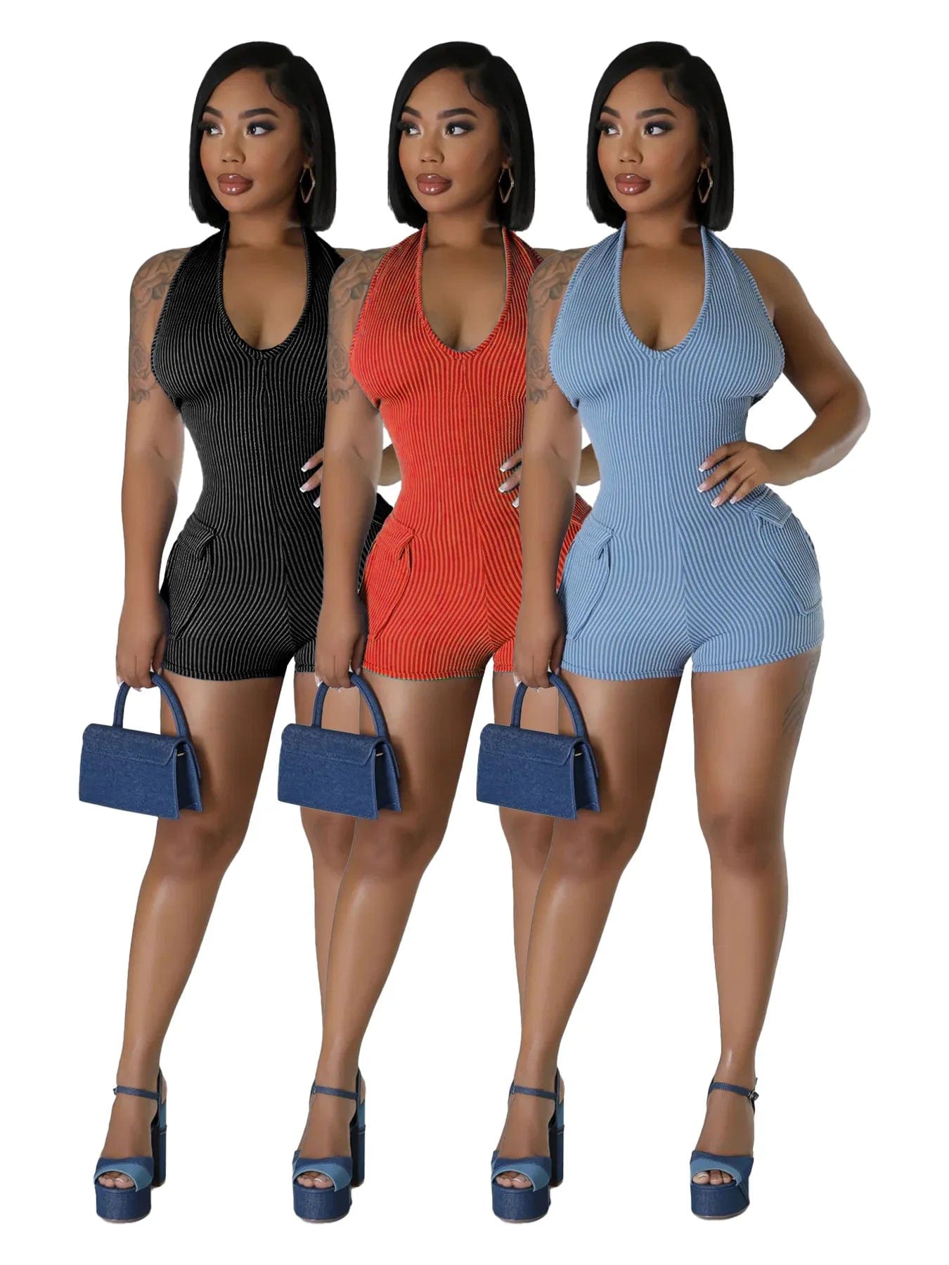 New womens ribbed one piece seamless fitness shorts sexy gym backless jumpsuits short yoga