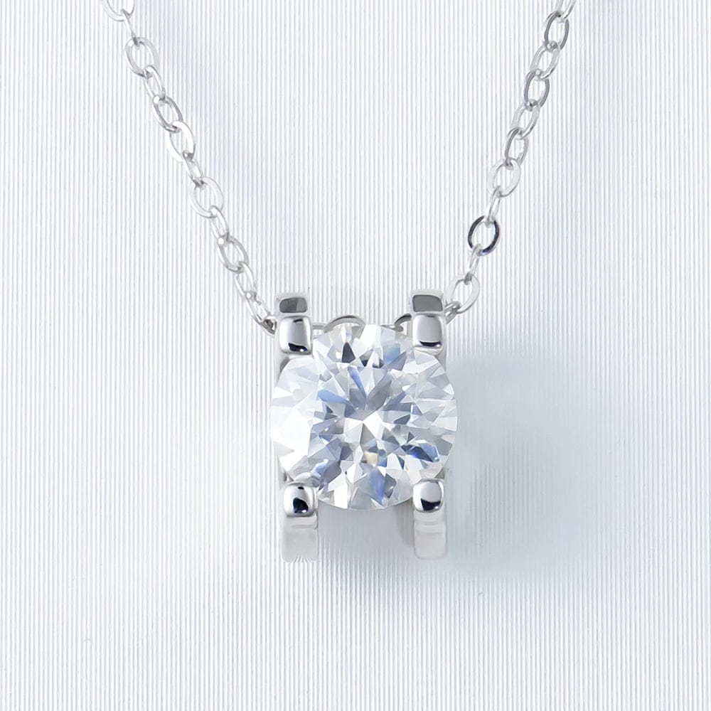 Newest 925 Silver Fine Jewelry Pendants Charms 2 carat Moissanite Diamond Gemstone Jesus Cross Classical Chain Pendant Necklace