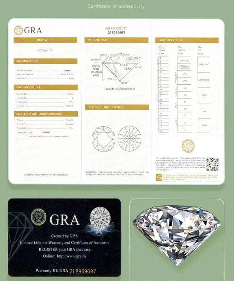 Newest Brand Ring 1 carat VVS Round Brilliant Colorful Moissanite Ring 925 Silver Diamond Finger Jewelry Christmas Gift for Lady