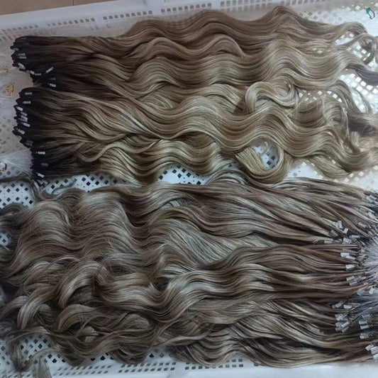 Newest invention most invisible and comfortable pure hand weaving 6D/8D/9D/H6 feather line hair extension 100% human