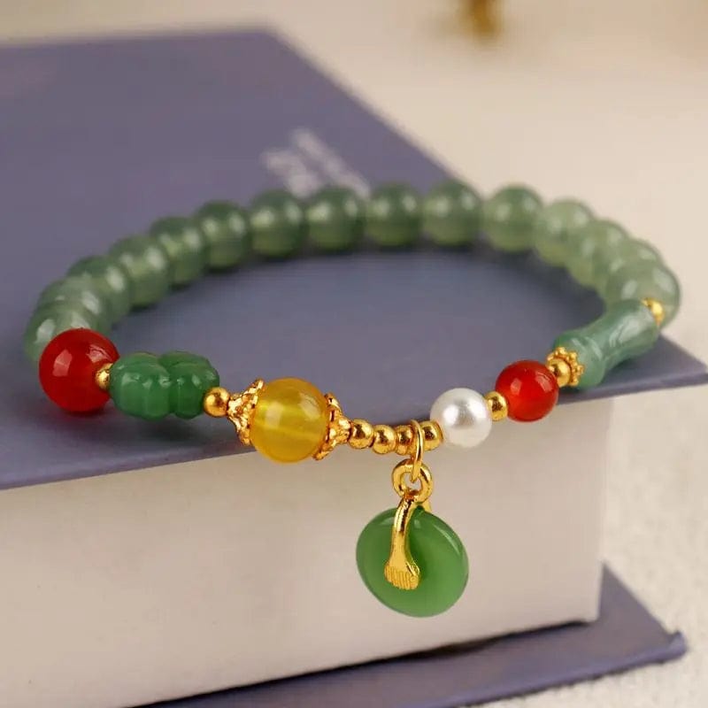 Newly Popular In 2024 Flower Bracelet Female Forest Student Colored Bracelet Minimalist and Niche Crystal Bracelets
