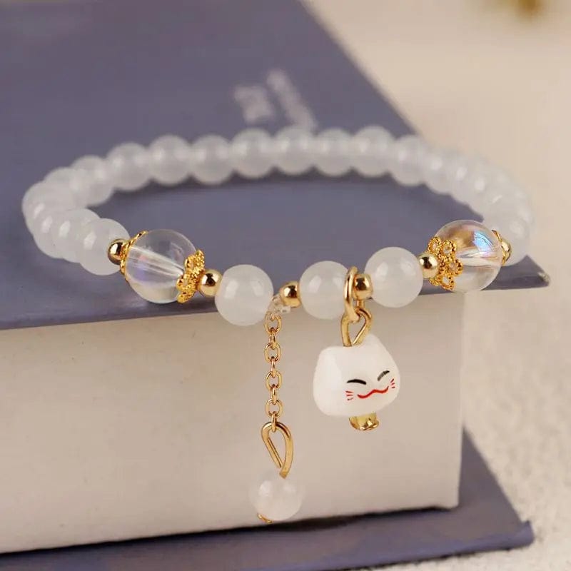 Newly Popular In 2024 Flower Bracelet Female Forest Student Colored Bracelet Minimalist and Niche Crystal Bracelets