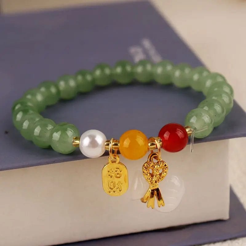 Newly Popular In 2024 Flower Bracelet Female Forest Student Colored Bracelet Minimalist and Niche Crystal Bracelets