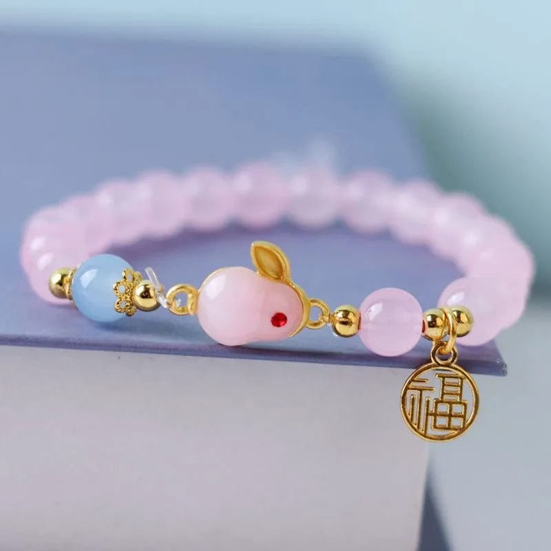 Newly Popular In 2024 Flower Bracelet Female Forest Student Colored Bracelet Minimalist and Niche Crystal Bracelets