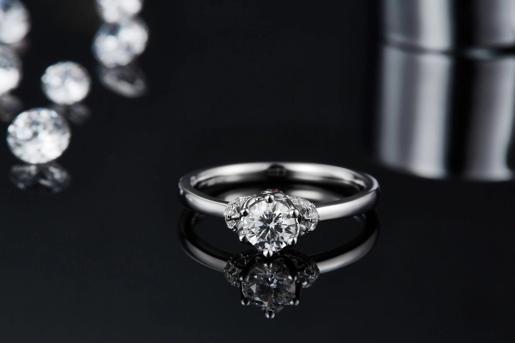 NINE'S Custom Woman jewelry Silver Rings Sterling Silver 925 Jewellery Colored Ruby Fashion Ring 925 Sterling Silver Rings