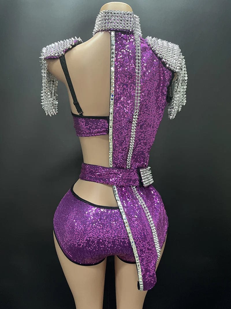 NOVANCE Y2582-C summer dresses women 2024 two piece set women clothing sexy club designer bikini set sparkly  for cocktail