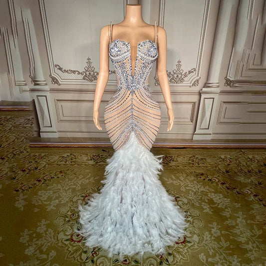 Novance Y3149 Best Selling Products 2024 Casual Dresses Vintage Evening Dress With Rhinestones Sexy Women Clothing For Party