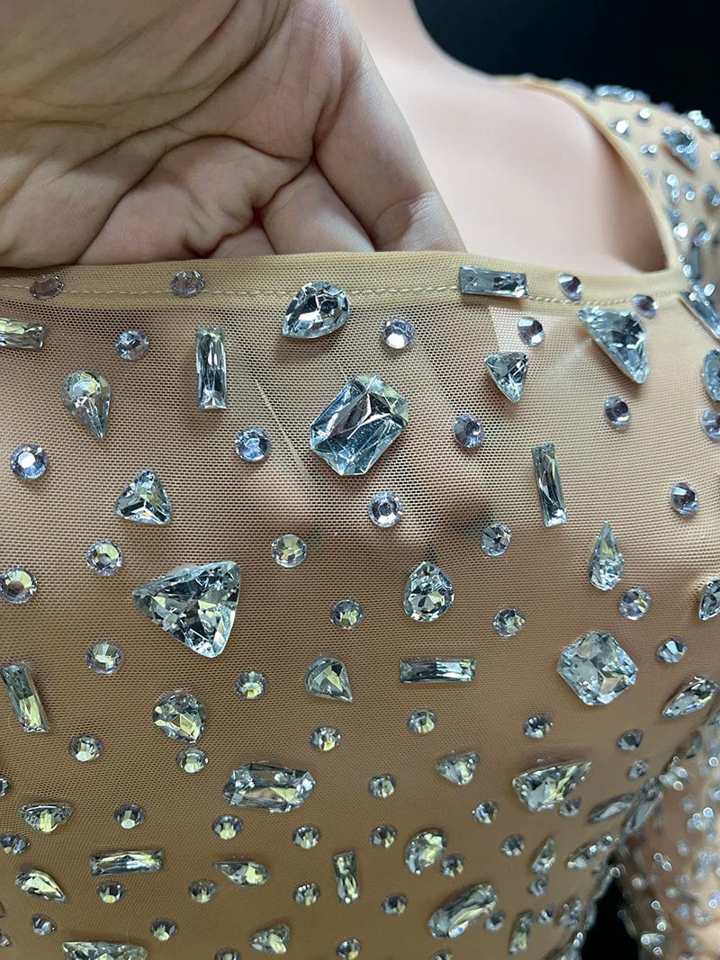 Novance Y3799-B Hot Selling 2024 Fashion Dresses Evening Cocktail Dress Elegant Clothing Manufacturers Custom Rhinestone Women