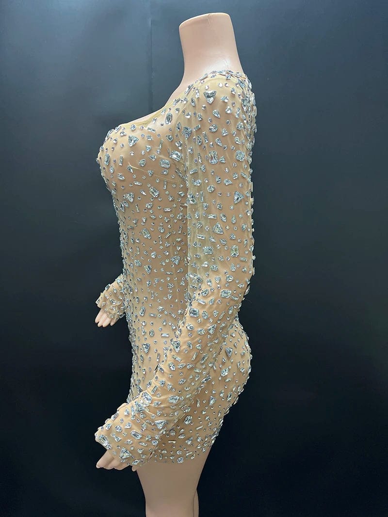 Novance Y3799-B Hot Selling 2024 Fashion Dresses Evening Cocktail Dress Elegant Clothing Manufacturers Custom Rhinestone Women