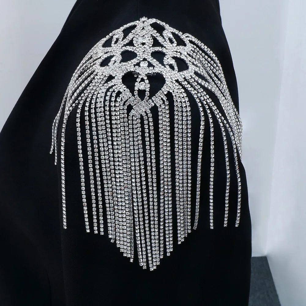 Novel Epaulets Jewelry Accessories Shoulder Board Wedding Bridal Clothes Accessories Strap Jewelry