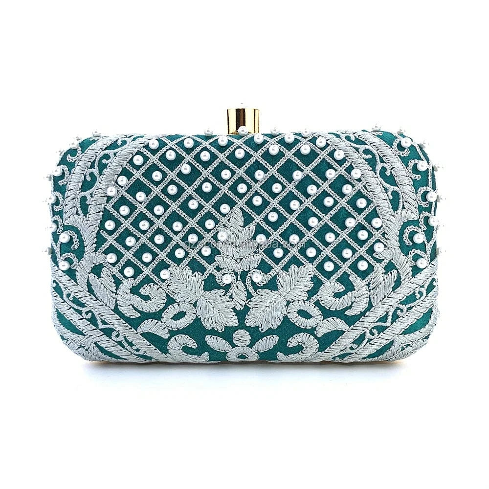 OC4402 Elegant Women Clutch Bag Cheap Price Embroidery Evening Clutch Bag Ladies Wedding Purse