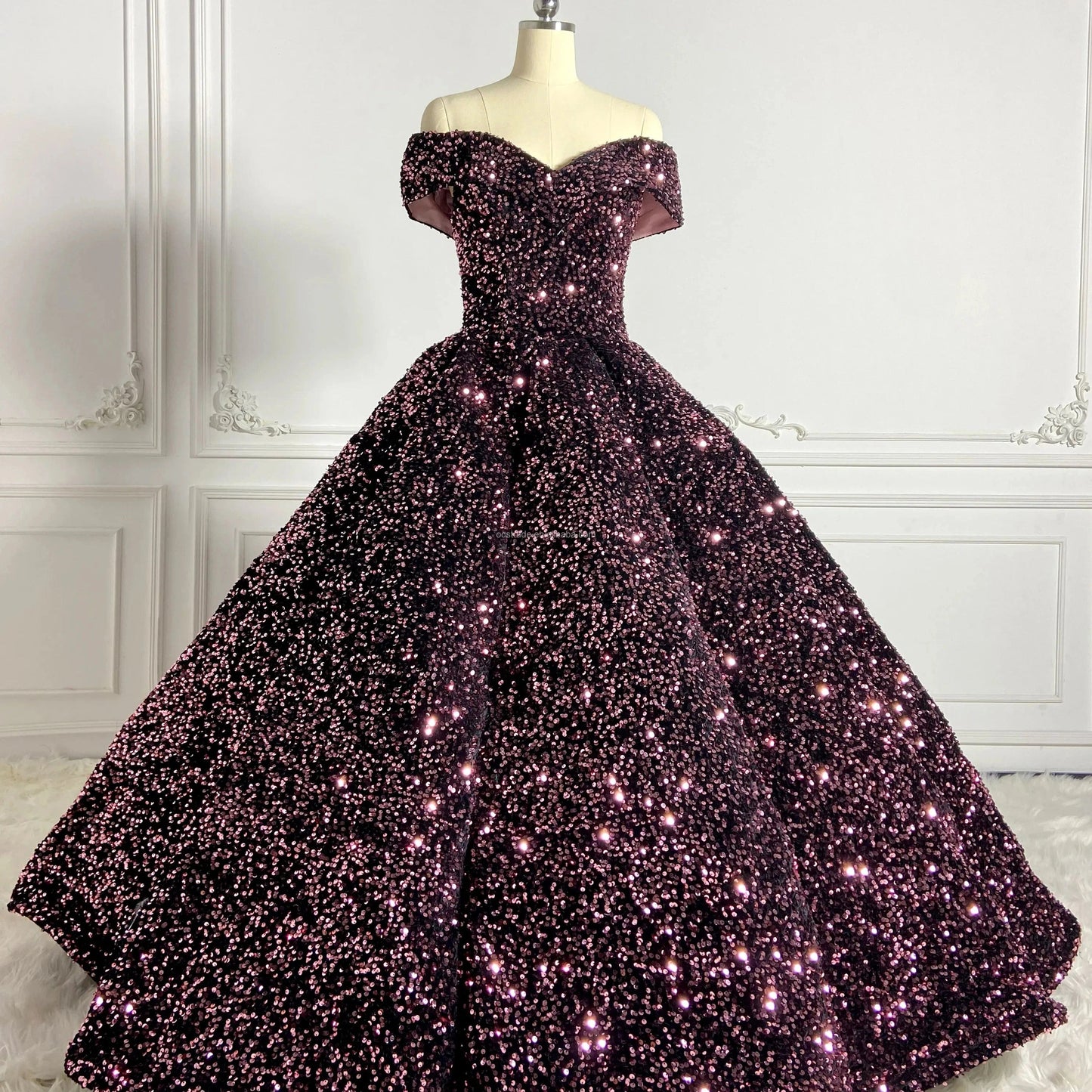 Ocstrade Custom Stage Performer Dresses Luxury Ball Gown Mermaid Wedding Party Dress 2023 Elegant Maxi Prom Evening Sequin Dress