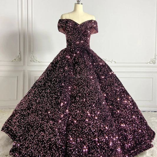 Ocstrade Custom Stage Performer Dresses Luxury Ball Gown Mermaid Wedding Party Dress 2023 Elegant Maxi Prom Evening Sequin Dress