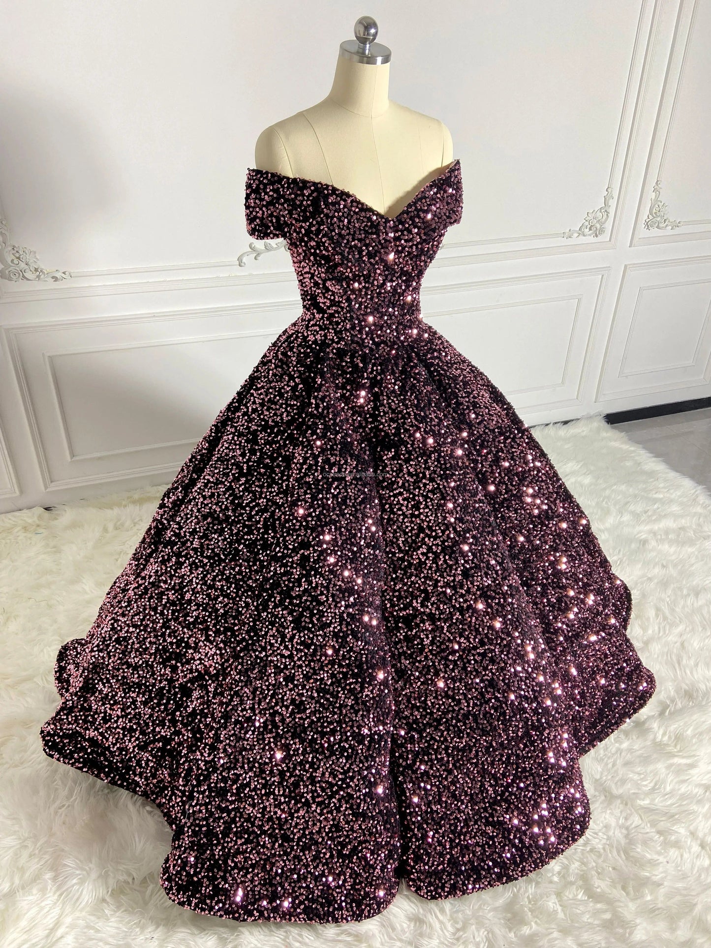 Ocstrade Custom Stage Performer Dresses Luxury Ball Gown Mermaid Wedding Party Dress 2023 Elegant Maxi Prom Evening Sequin Dress