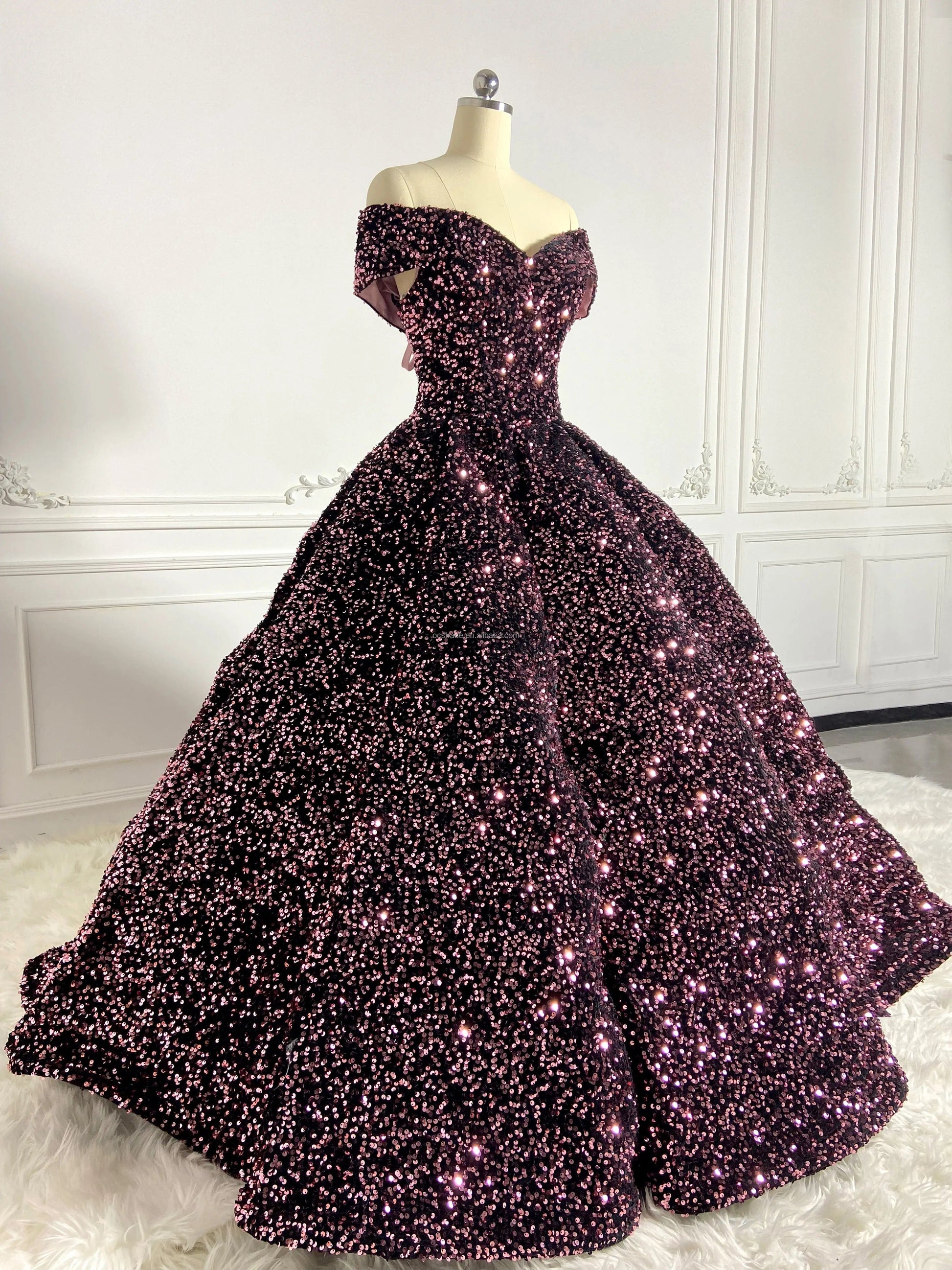 Ocstrade Custom Stage Performer Dresses Luxury Ball Gown Mermaid Wedding Party Dress 2023 Elegant Maxi Prom Evening Sequin Dress