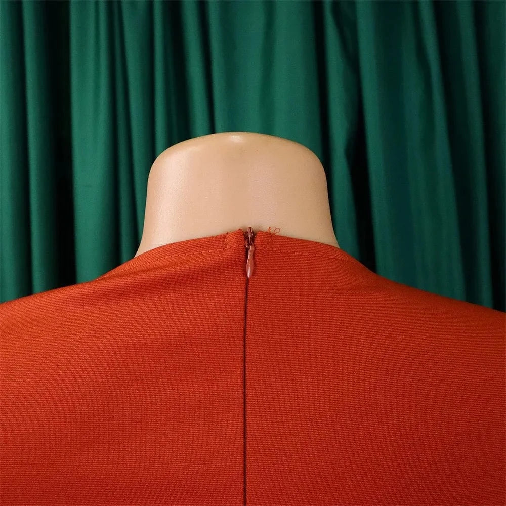 Office Dresses for Woman 2024 New Skew Collar Full Sleeve Sashes Sheath Package Hips Mid Calf Professional Business Work Dress