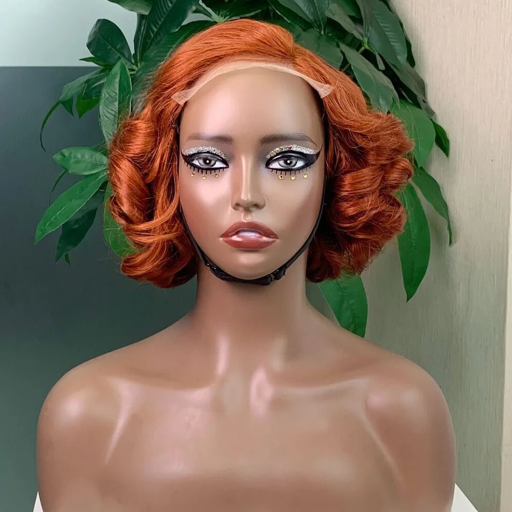 Ombre Ginger Curly Wig - SN Wigs & More