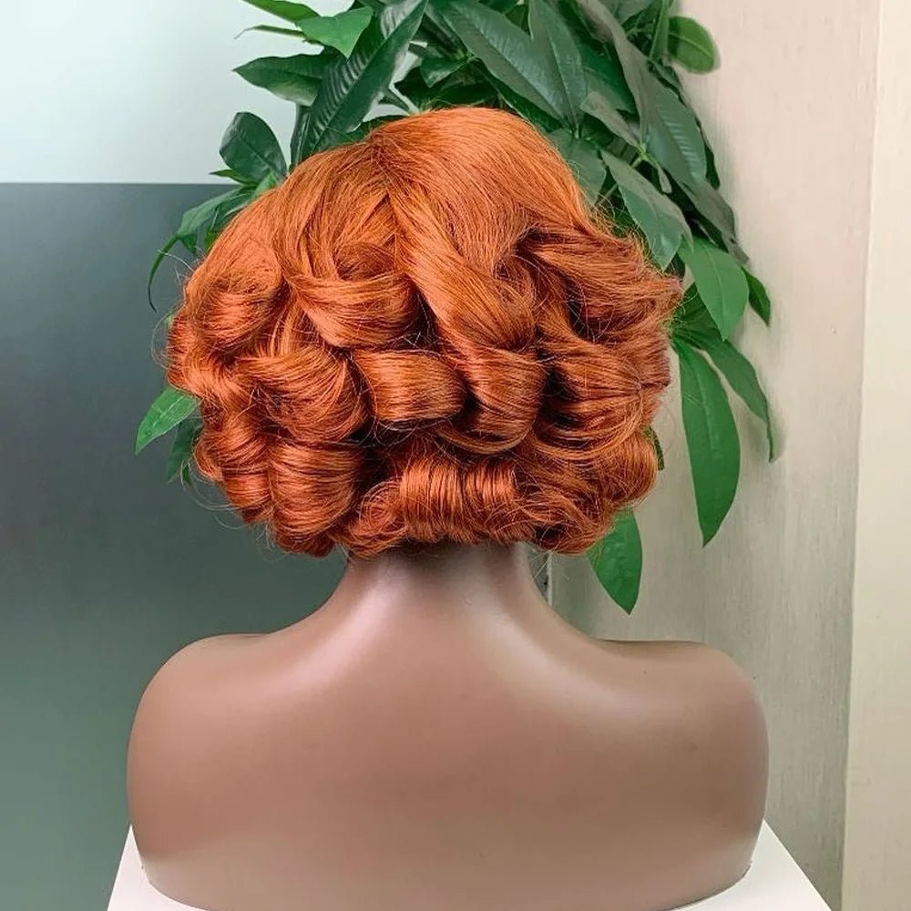 Ombre Ginger Curly Wig - SN Wigs & More