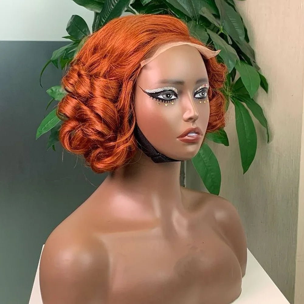 Ombre Ginger Curly Wig - SN Wigs & More