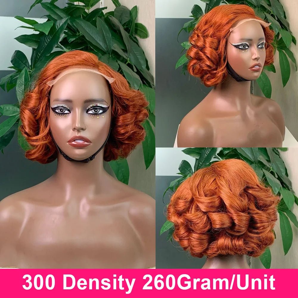 Ombre Ginger Curly Wig - SN Wigs & More