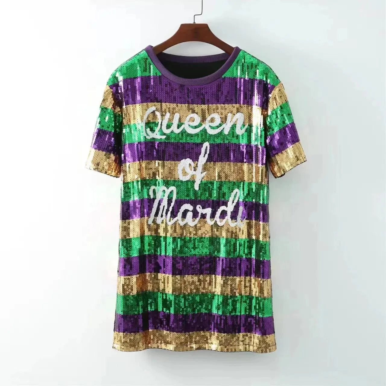 once size / Dress7 mardi gras sequin jacket apparel 2024 sequin dress