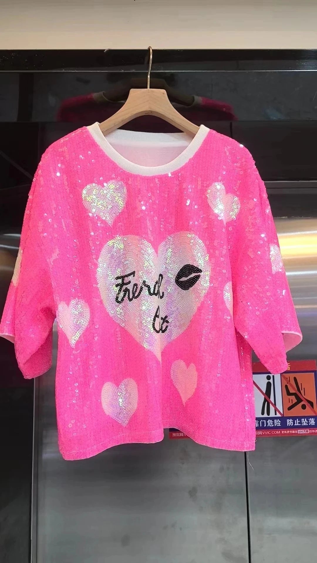 once size / shirts2 length 55cm, bust 110cm valentine's day gift ideas 2024 valentine's day party sequin shirt dress