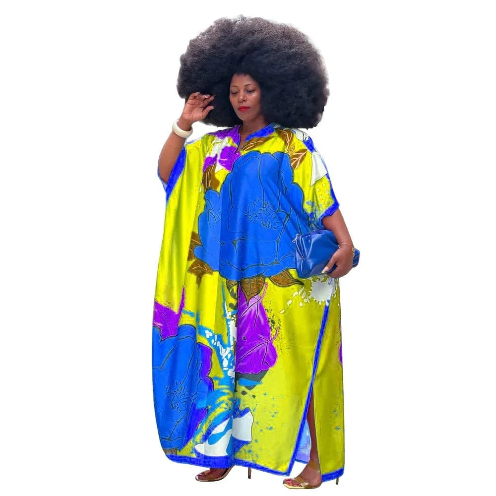 one size / Yellow Plus Size Summer Dresses for Women