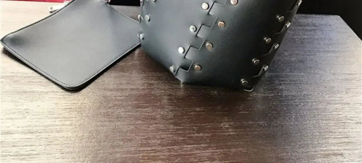 Original Brand Chain Bucket Bag New Handbag Rivet Shoulder Bags for Women Сумка Женская - SN Wigs & More