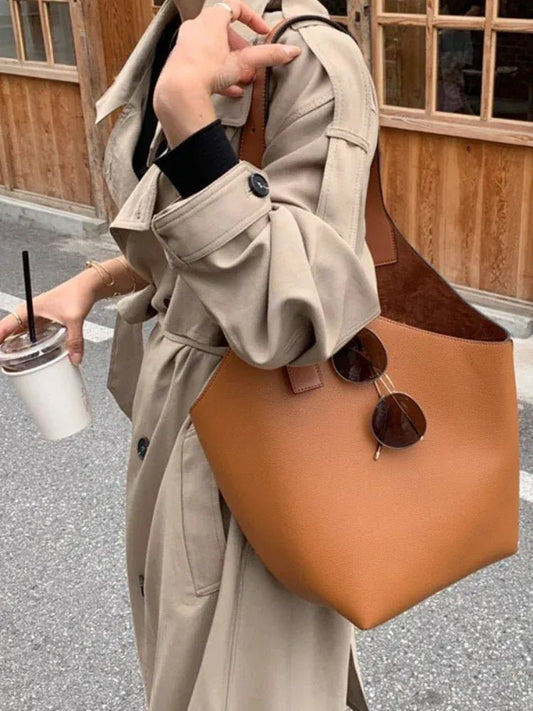 Original Brand Fashion Versatile Bucket Bag Large Capacity Shoulder Tote Bags for Women Hot Selling - SN Wigs & More