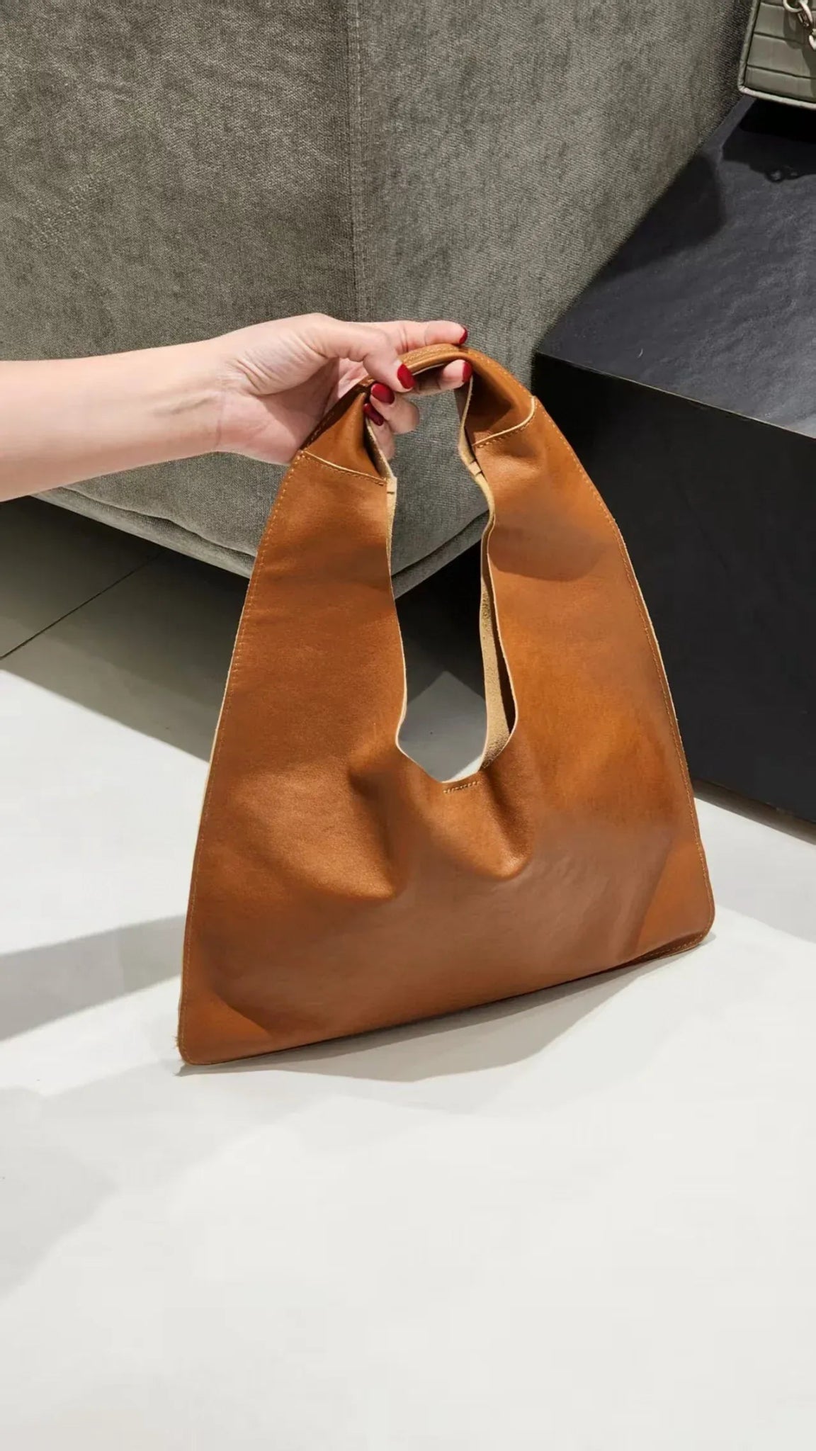Original Brand Leather Handle Dumplings Cloud Bag Underarm Shoulder Crossbody Bags for Women Hot Selling - SN Wigs & More